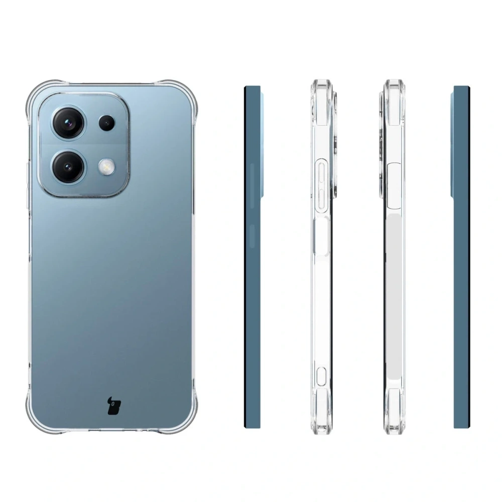 Elastyczne etui + 2x szkło hartowane Bizon Case Clear Pack do Xiaomi Redmi 15C 4G / 5G / POCO C85 4G