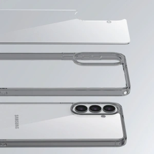 Etui Bizon Case Halo do Samsung Galaxy S26+ Plus przydymione-czarne