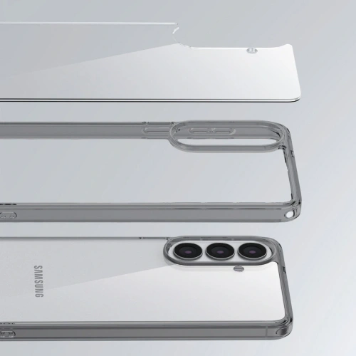 Etui Bizon Case Halo do Samsung Galaxy S26+ Plus przydymione-czarne