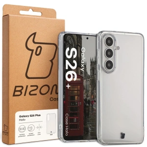 Etui Bizon Case Halo do Samsung Galaxy S26+ Plus przezroczyste