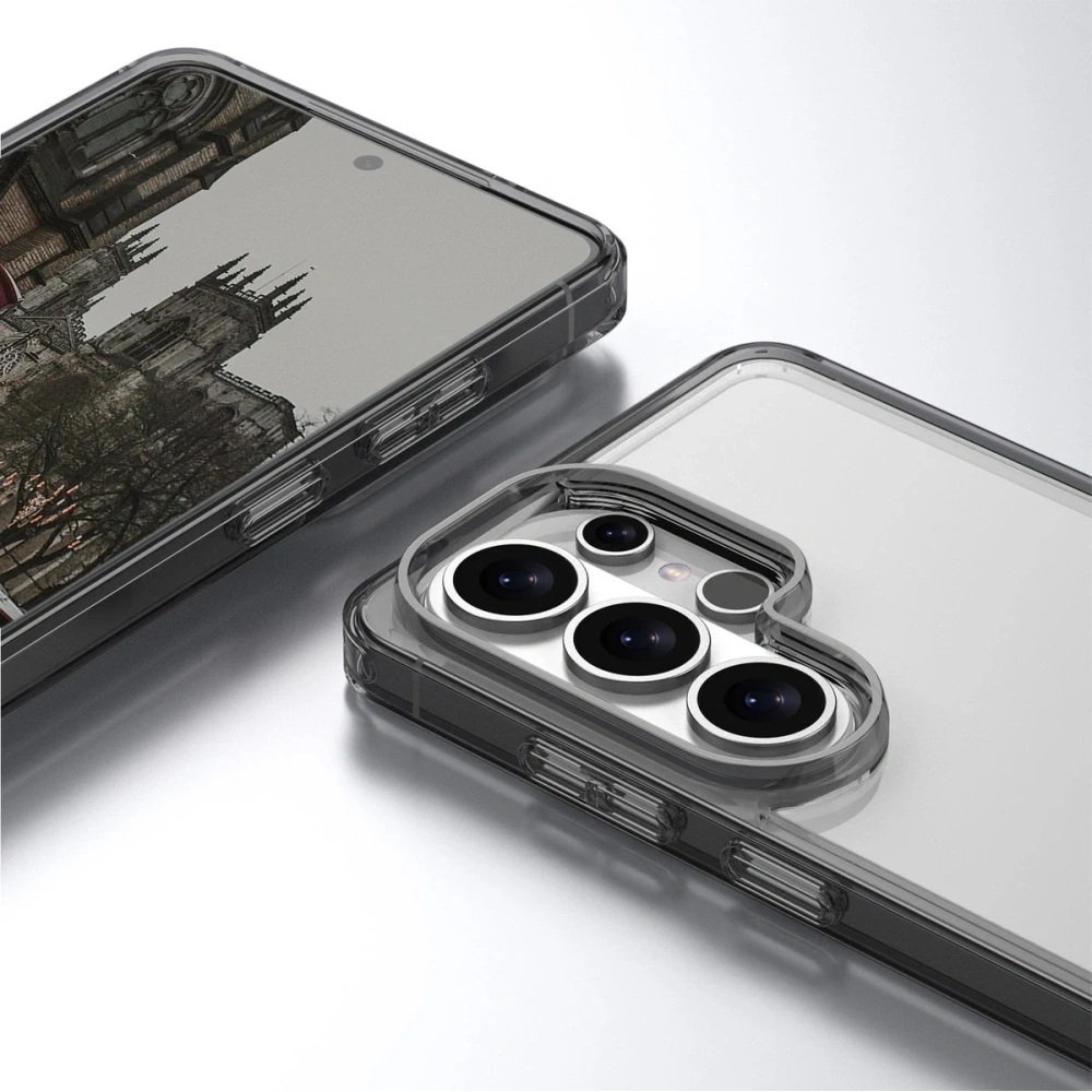 Etui Bizon Case Halo do Samsung Galaxy S26 Ultra przydymione-czarne