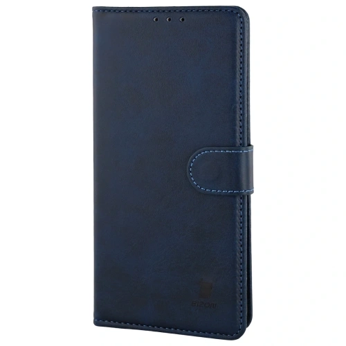 Etui z klapką Bizon Case Pocket do Xiaomi Redmi Note 15 / POCO M8 5G granatowe