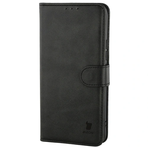 Etui z klapką Bizon Case Pocket do Xiaomi Redmi Note 15 Pro+ Plus 5G / POCO M8 Pro 5G czarne