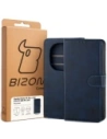 Etui z klapką Bizon Case Pocket do Xiaomi Redmi Note 15 Pro+ Plus 5G / POCO M8 Pro 5G granatowe