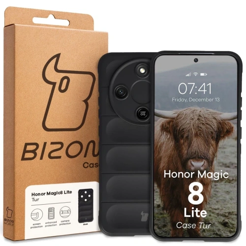 Pancerne etui Bizon Case Tur do Honor Magic8 Lite czarne