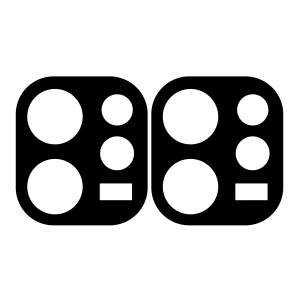 Szkło na aparat Bizon Glass Lens do Oppo Reno 15 Pro [2 PACK]