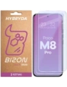 Elastyczne szkło hybrydowe Bizon Glass Mule Duo do Xiaomi POCO M8 Pro 5G [2 PACK]