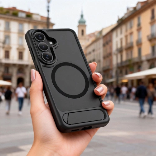 Etui Tech-Protect MagRack MagSafe do Samsung Galaxy S26 Matte Black