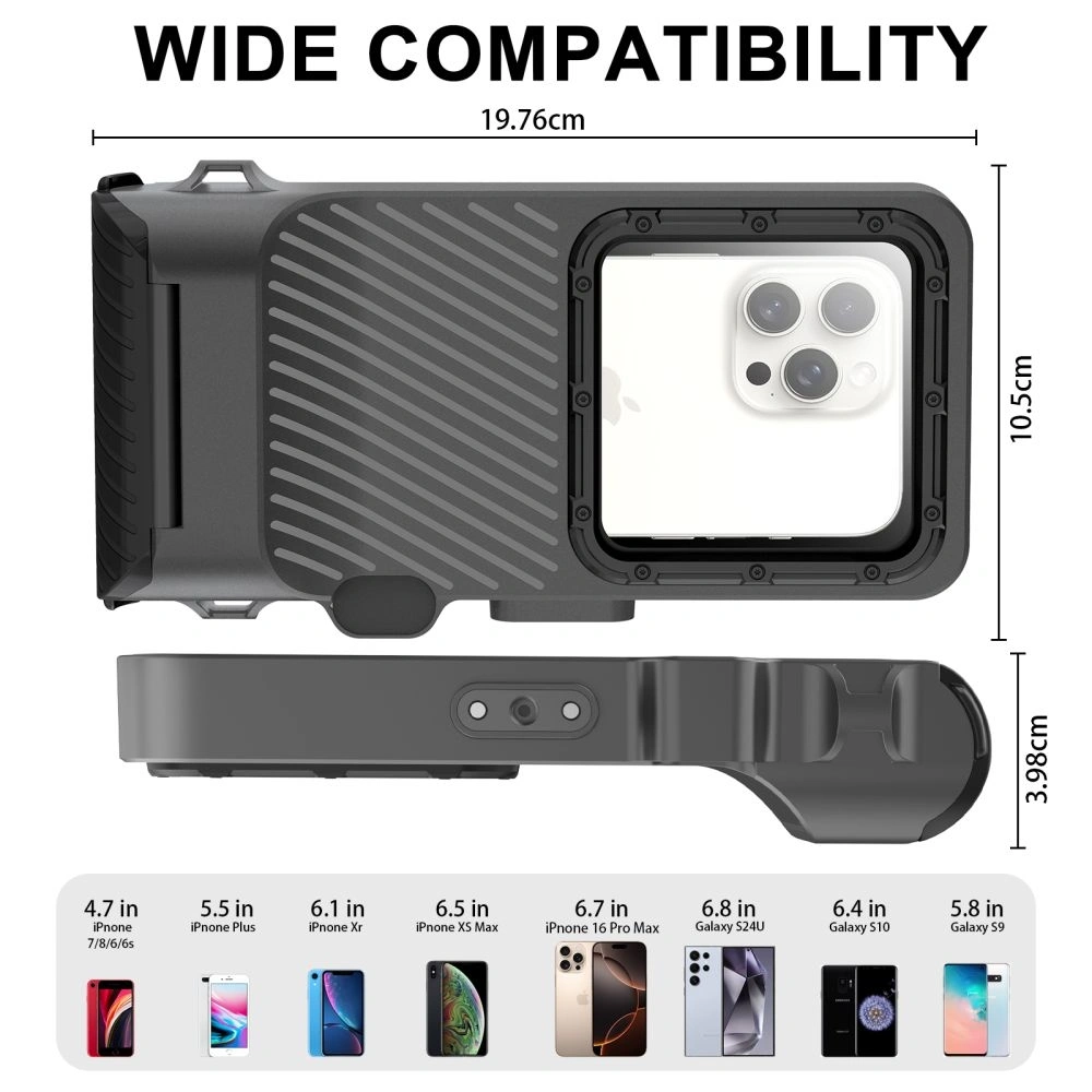 Etui Tech-Protect IPX8 Pro Universal Diving Waterproof Case Black