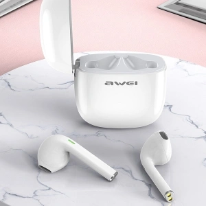 Hurtownia GSM - AWEI sluchátka Bluetooth 5.0 T28 TWS + dokovací stanice bílá/white - AWEI050WHT - {ean13} - Hurt