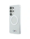 Etui BMW IML Shockproof Metal Logo MagSafe do Samsung Galaxy S26 Ultra przezroczysty