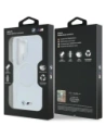 Etui BMW IML Shockproof Metal Logo MagSafe do Samsung Galaxy S26 Ultra przezroczysty