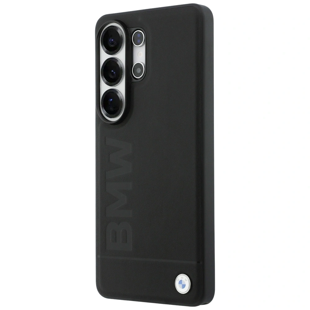 Etui BMW Leather Hot Stamp MagSafe do Samsung Galaxy S26 Ultra czarny