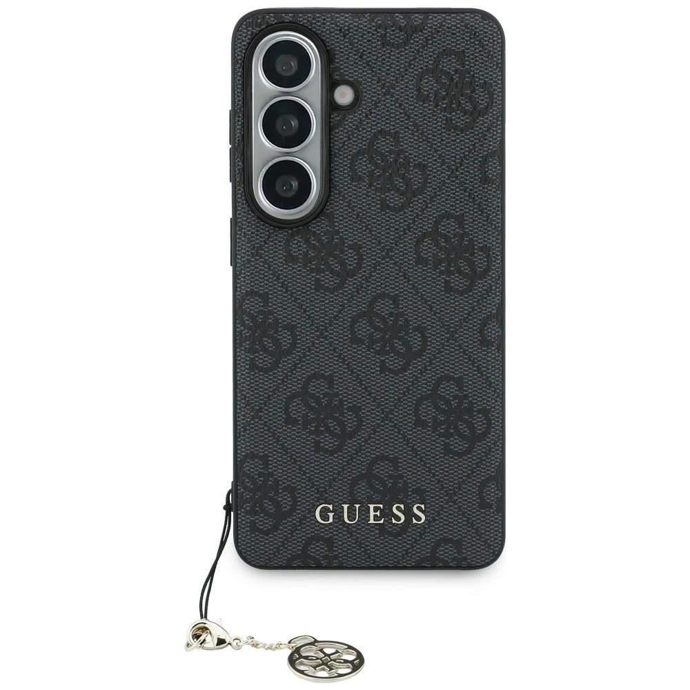 Etui Guess 4G Classic Logo Charm MagSafe do Samsung Galaxy S26 czarny
