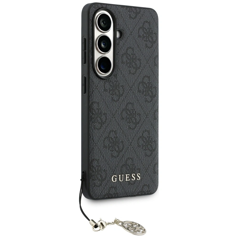Etui Guess 4G Classic Logo Charm MagSafe do Samsung Galaxy S26 czarny