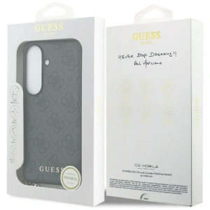 Etui Guess 4G Classic Logo Charm MagSafe do Samsung Galaxy S26 czarny