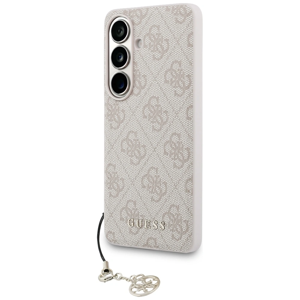 Etui Guess 4G Classic Logo Charm MagSafe do Samsung Galaxy S26 różowy