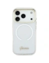 Etui Guess IML Gradient Script Metal MagSafe do Apple iPhone 17 biały