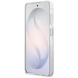 Etui Guess IML Leopard Print Triangle MagSafe do Samsung Galaxy S26 brązowy