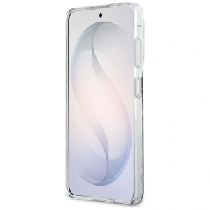 Etui Guess IML Leopard Print Triangle MagSafe do Samsung Galaxy S26 czarny