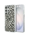 Etui Guess IML Leopard Print Triangle MagSafe do Samsung Galaxy S26 Ultra czarny