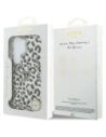 Etui Guess IML Leopard Print Triangle MagSafe do Samsung Galaxy S26 Ultra czarny