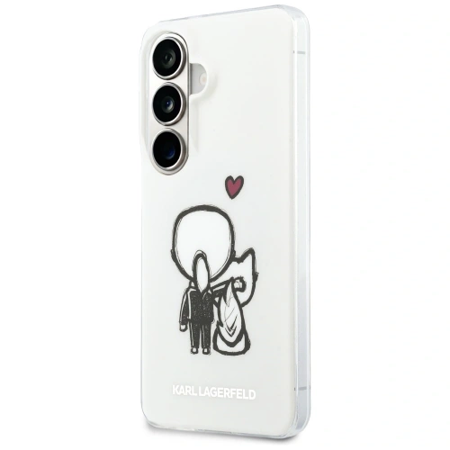 Etui Karl Lagerfeld IML Karl&Choupette MagSafe do Samsung Galaxy S26 przezroczysty