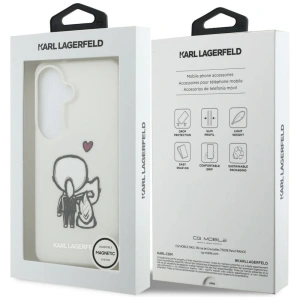 Etui Karl Lagerfeld IML Karl&Choupette MagSafe do Samsung Galaxy S26 przezroczysty