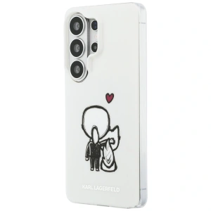 Etui Karl Lagerfeld IML Karl&Choupette MagSafe do Samsung Galaxy S26 Ultra przezroczysty