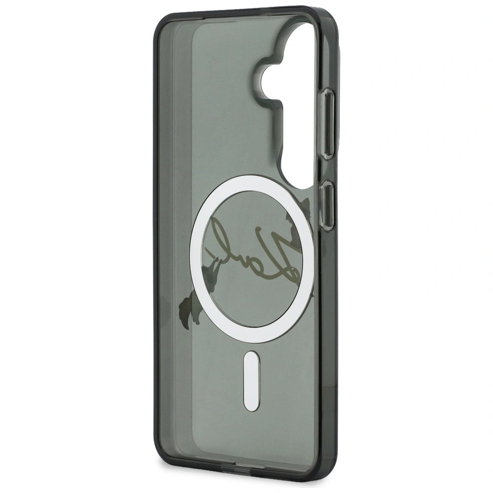 Etui Karl Lagerfeld IML KC Script MagSafe do Samsung Galaxy S26 czarny