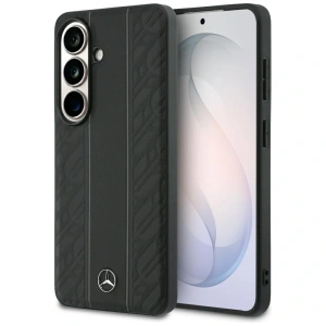 Etui Mercedes Laurel Leaves Vertical Stripes MagSafe do Samsung Galaxy S26 czarny