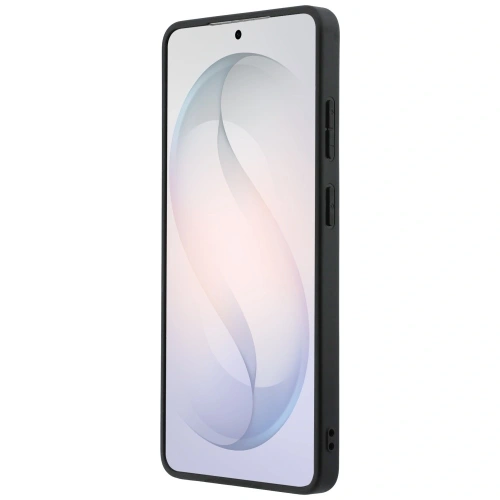 Etui Mercedes Laurel Leaves Vertical Stripes MagSafe do Samsung Galaxy S26 Ultra czarno biały