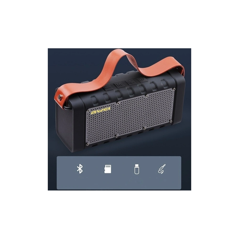 Hurtownia GSM - AWEI Bluetooth reproduktor 5.0 Y668 20W s powerbankem černý/black - AWEI048BLK - {ean13} - Hurt