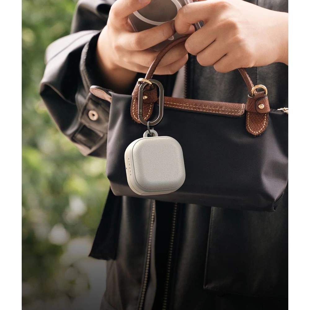 Etui Ringke Onyx Magnetic MagSafe do Samsung Galaxy Buds 4 / 4 Pro Warm Grey