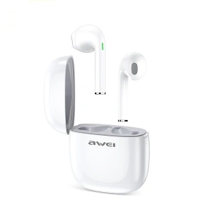 Hurtownia GSM - AWEI sluchátka Bluetooth 5.0 T28 TWS + dokovací stanice bílá/white - AWEI050WHT - {ean13} - Hurt