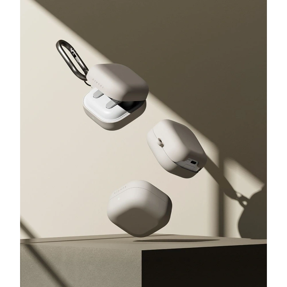 Etui Ringke Silicone do Samsung Galaxy Buds 4 / 4 Pro Stone