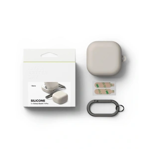 Etui Ringke Silicone do Samsung Galaxy Buds 4 / 4 Pro Stone