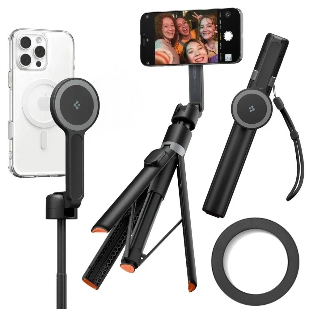 Selfie Stick Spigen S581W MagSafe Bluetooth Tripod Black