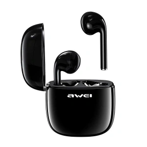 AWEI Bluetooth-Kopfhörer 5.0 T28 TWS + Dockingstation schwarz