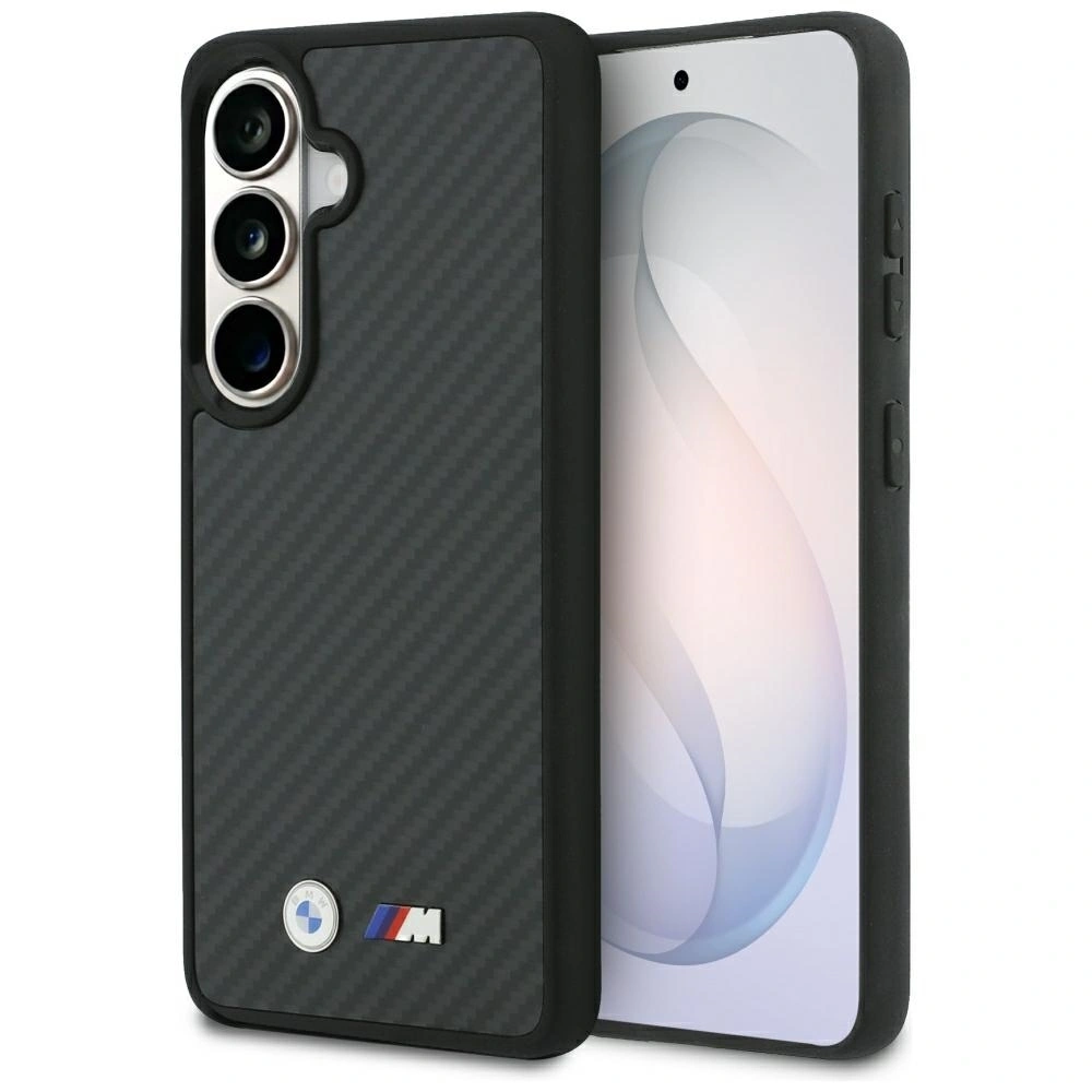 Etui BMW M Kevlar Logo MagSafe do Samsung Galaxy S26 czarny