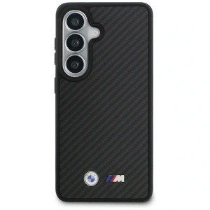 Etui BMW M Kevlar Logo MagSafe do Samsung Galaxy S26 czarny