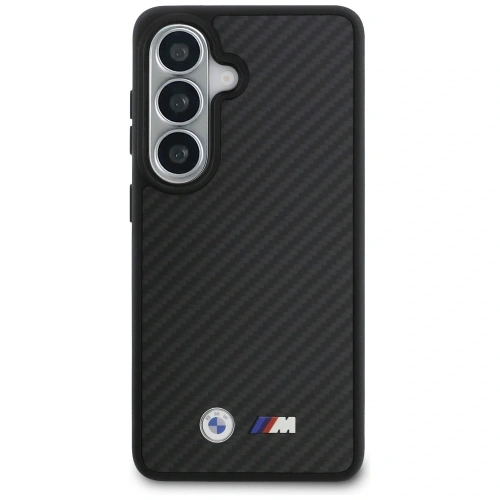 Etui BMW M Kevlar Logo MagSafe do Samsung Galaxy S26 czarny