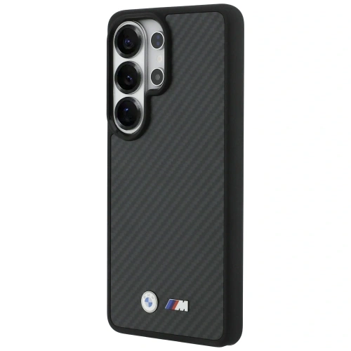 Etui BMW M Kevlar Logo MagSafe do Samsung Galaxy S26 Ultra czarny