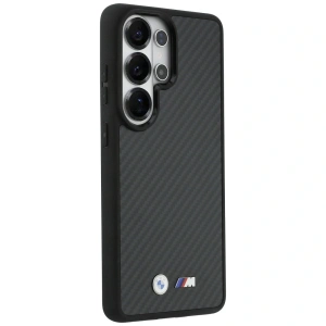 Etui BMW M Kevlar Logo MagSafe do Samsung Galaxy S26 Ultra czarny