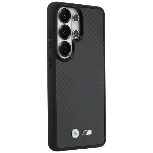 Etui BMW M Kevlar Logo MagSafe do Samsung Galaxy S26 Ultra czarny