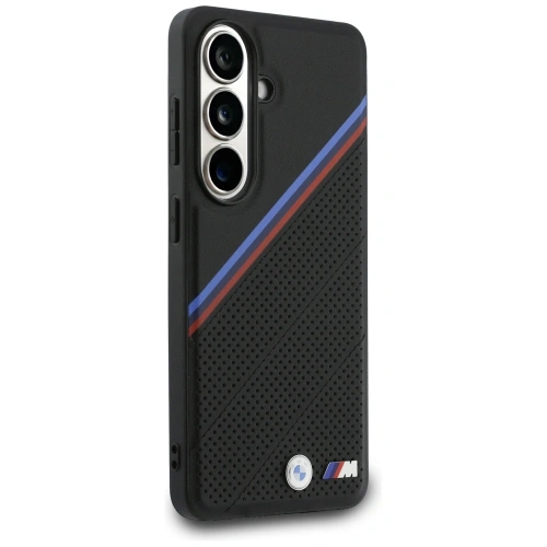 Etui BMW Tricolor Metal Logo MagSafe do Samsung Galaxy S26 czarny