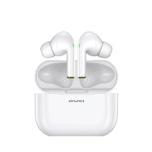 AWEI słuchawki Bluetooth 5.0 T29 TWS + stacja dokująca biały/white