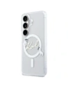 Etui Karl Lagerfeld IML KC Script MagSafe do Samsung Galaxy S26 Plus przezroczysty