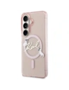 Etui Karl Lagerfeld IML KC Script MagSafe do Samsung Galaxy S26 różowy