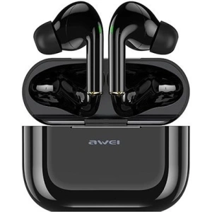 AWEI słuchawki Bluetooth 5.0 T29 TWS + stacja dokująca czarny/black